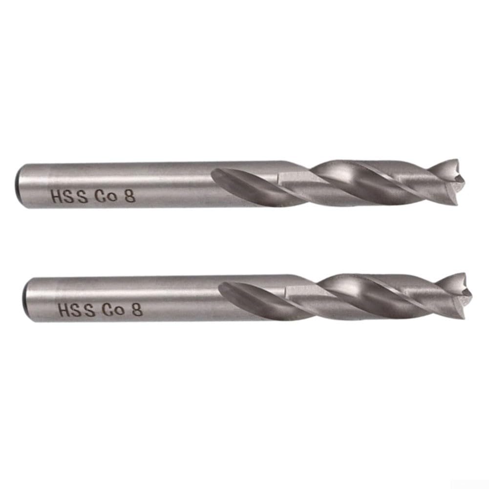 Schweißpunktbohrer, 2 Stück, 8 mm, HSS, Kobalt-Schneidwerkzeug für die Entfernung von Schweißnähten, hohe Härte und Autoreparatur, Wartung, Profis