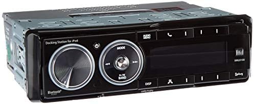 Dual Electronics XML8100 AM/FM Car Dashboard Mechless Receiver with iPod Docking Station, BT Ready, SWI, iPlug, and Remote (Black)