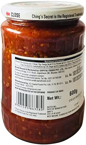 Chings Schezwan Chutney, 600g