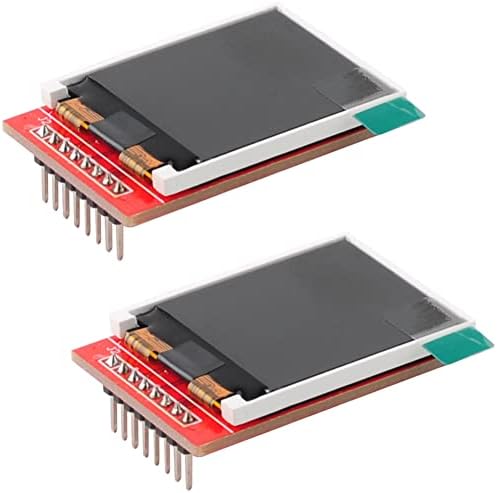DIYmalls 1.44" TFT LCD Display Screen Module 3.3V RGB 65K 128x128 4-Wire SPI ST7735S for Arduino ESP32 Development Board (Pack of 2)