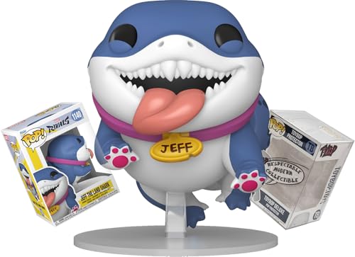 Funko Marvel Rivals Jeff The Land Shark + ToyBop Protector: Pop! Games Vinyl Figure (Bundled with Pro-Deluxe Pop Protector Collector Case Box Gift Set)