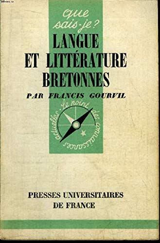 Langue et littérature bretonne