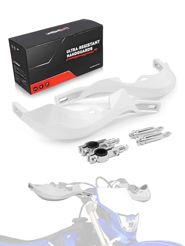 Protège-mains moto tout-terrain blanc JFG RACING accessoires pour VTT pit bike MX