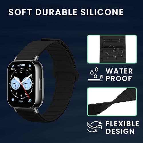Correa silicona para Huawei Redmi Watch 5 14-22 cm negro miniatura 5