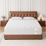 Hieptos Matelas 180x200 cm, Épaisseur 28cm, 9 Zones de Confort, Matelas à Ressorts EnsachéS et à MéMoire de Forme, Hybride Matelas,H3 H4 Moyenne Ferme, Doux pour La Peau et Respirant, Soutien Parfait