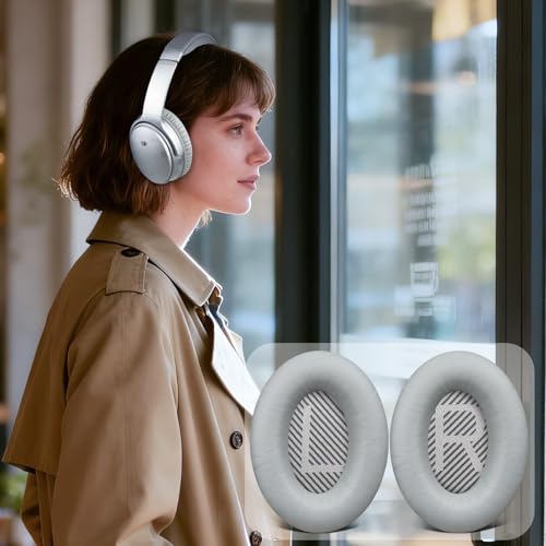 Miniatura 5 de Solowit Almohadillas Para Bose Quietcomfort 35 Qc35 Quietcomfort 35ii Qc35 Ii Auriculares, Espuma De Alta Densidad Y Cuero Proteico