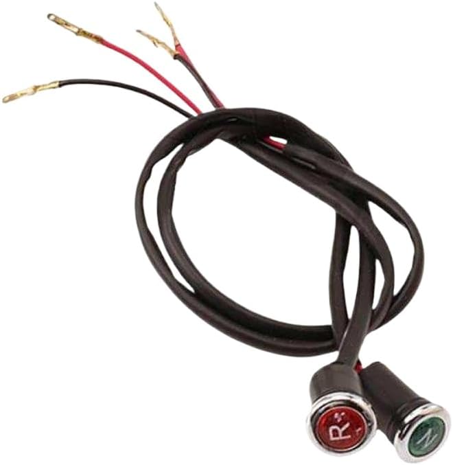 Diode R/N Reverse Gear Light N Neutral Gear Light 12V Indicator Light Compatible With ATV Go Karts Motorcycles(R and N)
