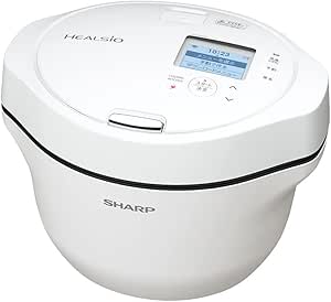 シャープ ヘルシオ ホットクック 電気調理鍋 無水鍋 1.6L 2~4人用 スマホ連携 ホワイト KN-HW16G-W