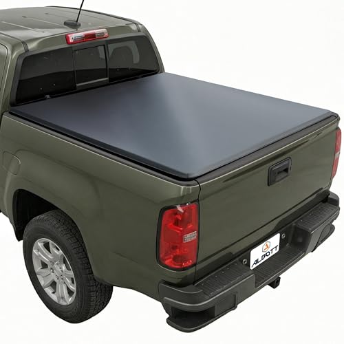 Albott 5.2 FT Soft Tri-fold Truck Bed Tonneau Cover for