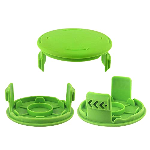 Viudecce Paquet de 3 Bobines de Rechange Capuchon Couvre PièCes 3411546A-6 pour Greenworks 21332 21342 24 Volt 40V 80V DéSherbeur Sans Fil Cover