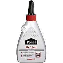 Ponal Express Wood Glue, Transparent and Quick-Drying Wood Glue for Versatile Gluing & Crafting Work, Waterproof Glue in a Bucket, 1x100g