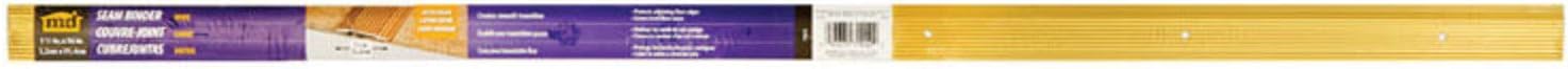 M-D Building Products 36 in. L Prefinished Brass Aluminum Seam Binder