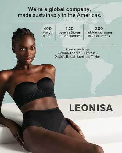 Leonisa Women's Seamless Tummy Control Rear Lifting Panty Shaper,Black,XX-Large - Image 7