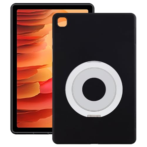 Funda para Samsung Galaxy Tab A7 10.4 2022 con soporte de mesa bicolor negro plata