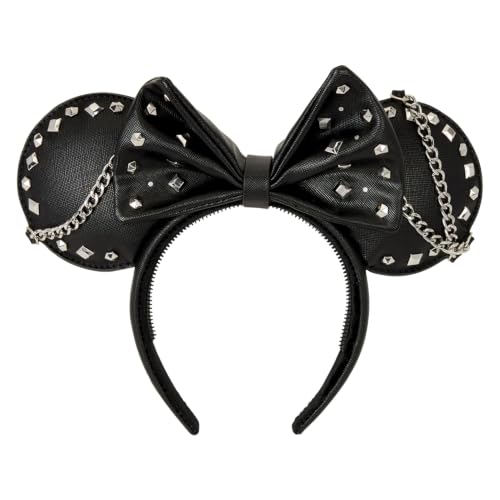 Loungefly Disney: Minnie Mouse - Studs and Chains - Ears Headband - Collectible Headbands