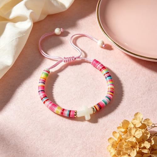 Christian Gifts for Girls Teens, Cross Bracelet for Teens, Graduation Baptism First Communion Gifts for Teen Girl Jewelry Keepsake — 사진 2