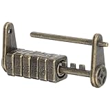 Design compact et fonctionnel : Avec ses dimensions de 4,5 x 2,5 x 1 cm, ce à combinaison rétro s'intègre aisément à différents types de serrures pour tiroirs, coffres ou valises, offrant une solution et discrète pour sécuriser vos effets personnels