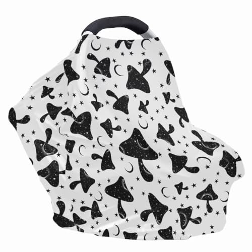 Image of Coldinair Mushroom Multifunctional Nursing Cover Multi Use Cover for Baby Car Seat Canopy Shopping Cart Cover,Stroller Cover
