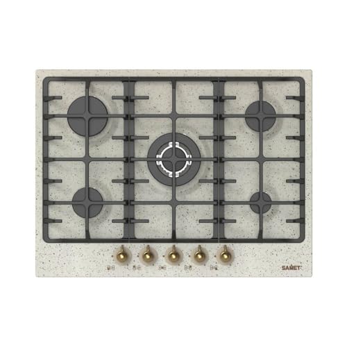 Piano cottura 5 fuochi da 70 cm avena Menelao Samet