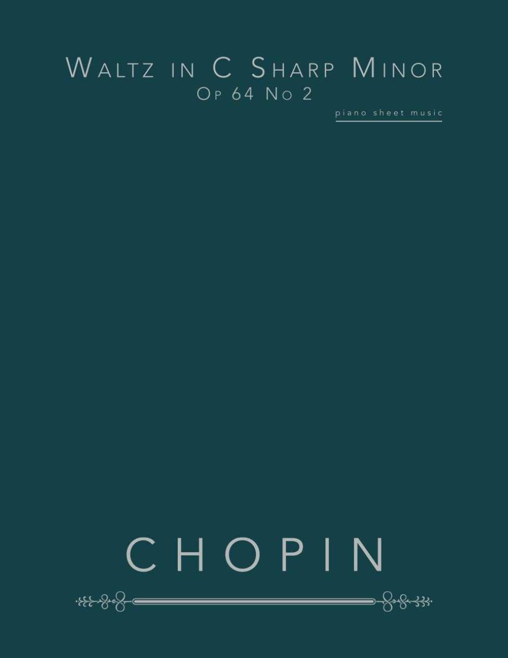 Waltz in C Sharp Minor Op 64 No 2: piano sheet music