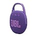 JBL Clip 5 Ultra-Portable Bluetooth Speaker with Integrated Carabiner, Big JBL Pro Sound, PlaytimeBoost, Waterproof Design and 12-Hour Playtime, Purple