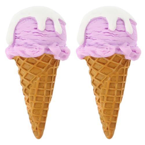 Gadpiparty Simulation Ice Cream Models Fake Ice Cream Cones in Resin for Dessert Store Display