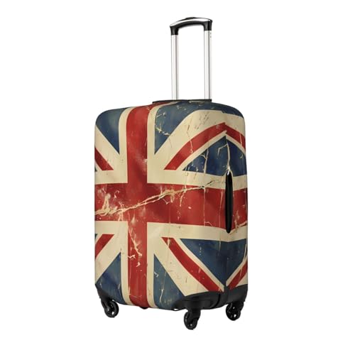 Retro UK British England Flag Luggage Cover Elastic Travel Suitcase Covers, Anti Scratch Dust Proof Baggage Covers, Fits 29-32 inch Suitcases2