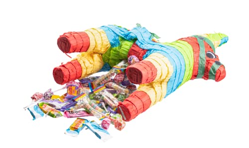 Donkey Burro Pinata - Piñatas For Birthday Fiesta, Cinco De Mayo, Coco Themed Parties For Kids - High Quality Paper - Easy To Fill With Candy And Favors - Mexican Party Decorations #TOP4