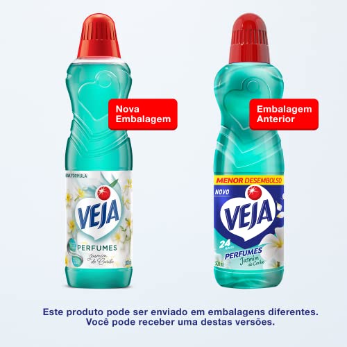 Limpador Perfumado Veja Jasmin do Caribe - 500ml, Veja, Azul