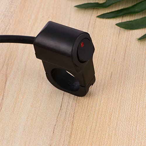 VICASKY 12V 22Mm Motorcycle Handlebar Heartler Heartbar Toggle Toggle Button Com ON Off Push Button