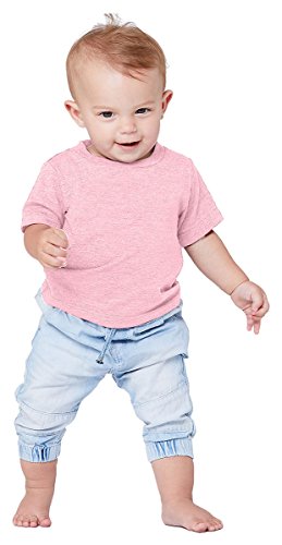 Bella + Canvas Infant Jersey Short Sleeve T-Shirt 18-24MOS PINK