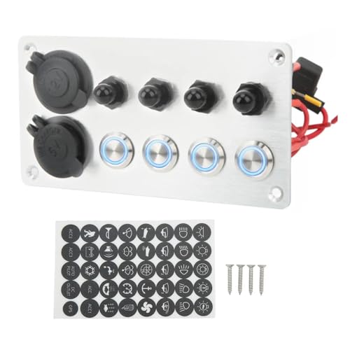 Marquardt Switch, Rocker, Dpst, 10A, 250Vac, Black - 1858.1103-01