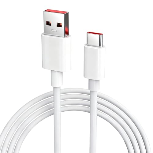 NUDVMUCH 120W 6A Charge Turbo USB Type C Cable Chargeur pour 13 Lite/13/13 Pro/12T/12 12X/11T 10T, Note 13/12/11/ Mi 11,Poco F6 X6 F5 F4/X4 Pro/M5/X5 M5S, Câble USB C Charge Rapide 2M
