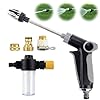 Turn Any Hose into a High Pressure Water Cleaning Jet, 2026 New Heavy Duty Garden Hose Nozzle, Multi Function Lawn & Garden Watering Sprayer, Spray Nozzles for Cleaning Yard Pets Car (C)