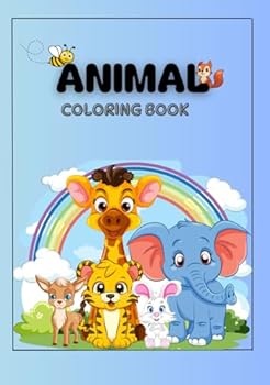 Paperback Animal Coloring Book For Kids Book