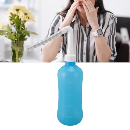 Limpador de Enxágue Nasal, Limpeza Eficiente, Fácil Operação, Grande Capacidade, Frasco Confortável