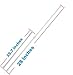 8 Packs Small Tension Rods 16 to 28 inch, Spring Loaded Curtain Rods, RV Refrigerator Tension Rod, RV Curtain Rod for Camper Windows, Kitchen, Closet and Cabinet, White