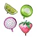 6PCS Fruit Shaped Foil Helium Mylar Balloons for Birthday Wedding Baby Shower Kids Children Party Decoration Supplies, Party Shower Photo Props