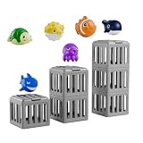 Pool-Tauchspielzeug, ABS 6-teiliges Wasserspielset | Sinkender Käfig, Schwimmendes...