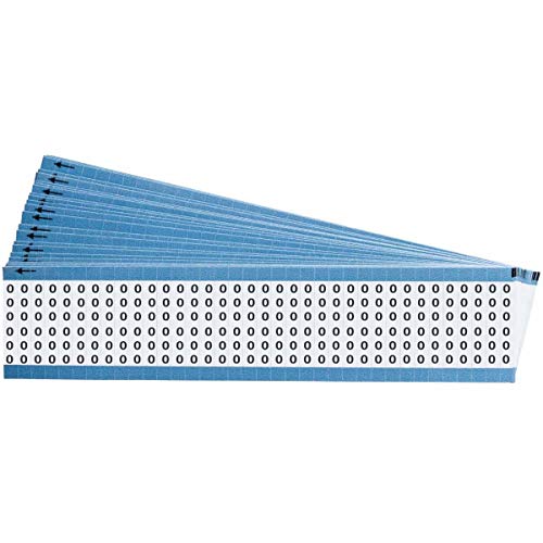 Brady TWM-0-PK marqueurs de câbles en polyester blanc lot de 25 cartes pour repérage
