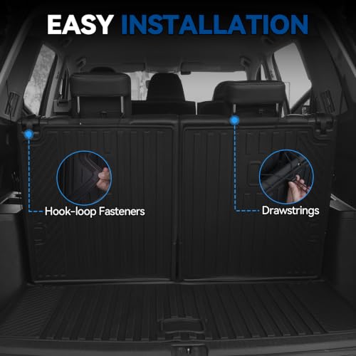 NQOQN Custom Fit Floor Mats for 2013-2015 Dodge Durango 7 Seats/Bench Seats by NQOQN - Used condition - Image 6
