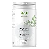 NaturaForte Zeolith Pulver 500g - Klinoptilolith 92%, Vulkanerde extra fein gemahlen in Premium...