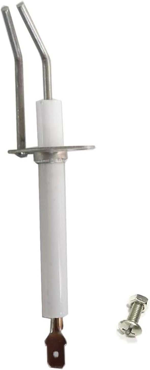 BBQ Future Grill Ignitor Electrode Kit for Viking 008090-000, 1-Pack Ceramic Ignition Electrode Come with Nuts and Bolts, 4 7/8"