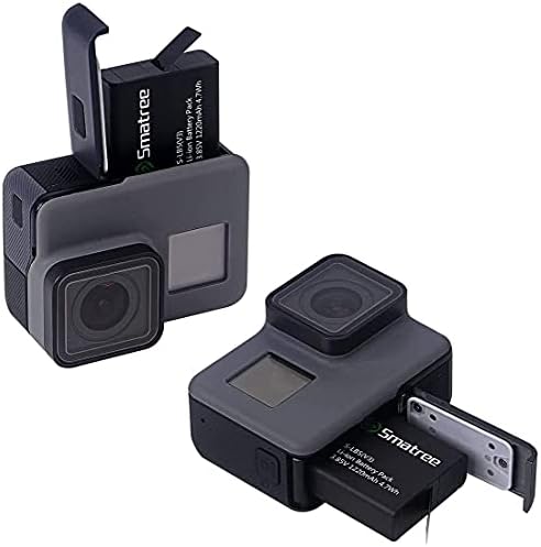 Smatree Battery (2-pack) With 3-Channel Charger Compatible with Gopro Hero 7/6/5 Black, Hero 2018 Black