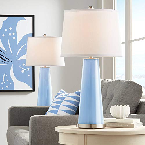 Lámpara de mesa Color Plus Leo 29.5 pulg set de 2
