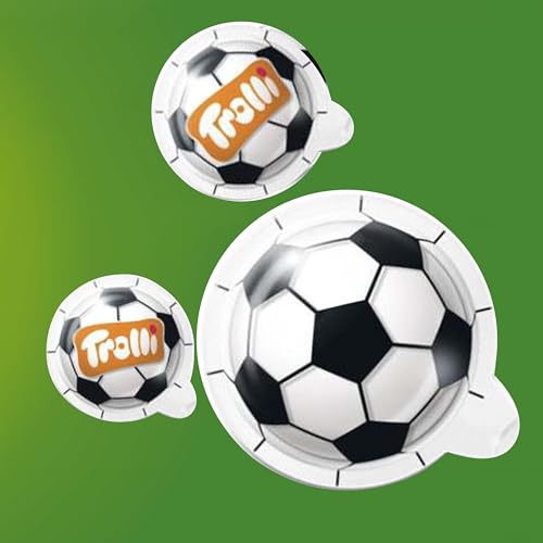 Trolli Super Kick 3x75g Packung, limitierte Edition, Gummibärchen gefüllt mit saurer Apfel-Füllung, perfekt zum Mitfiebern zur Fußball-Saison, für die Schultüte & den Schulanfang, lactose- & glutenfei 3