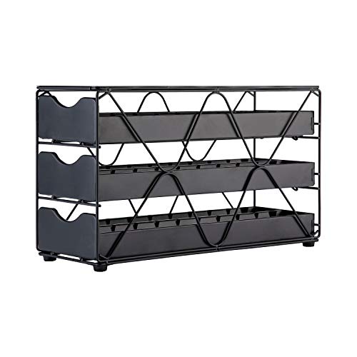 Flagship For Nespresso Pod Holder Drawer Large Mullti Tier Coffee Pod Holder Vertuo (3 Tier (60Pods)) #TOP2