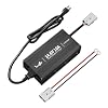Timeusb 12V 10A LiFePO4 Battery Fast Charger, 14.6V Smart Lithium Battery Charger with Anderson Connector Indicator Special for Lithium LiFePO4 Deep Cycle Rechargeable Batteries of Boat, RV