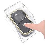 Waterproof Transparent Cover for Wireless Doorbell Ring Chime Button Outdoor Door Bell Kit Case Box Shell Easy Install Compatible Transmitter Rain Rain-Proof Snow Winter