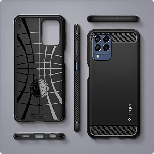 Spigen Rugged Armor Case Compatible with Samsung Galaxy M33 5G - Matte Black